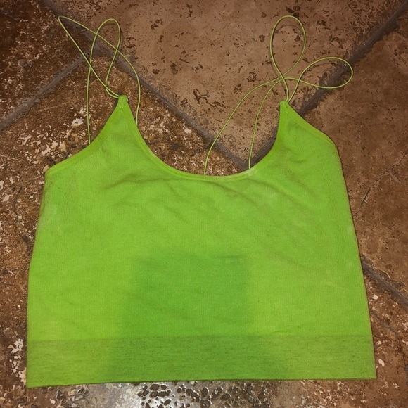 Urban Outfitters Tops - Tight green crop top